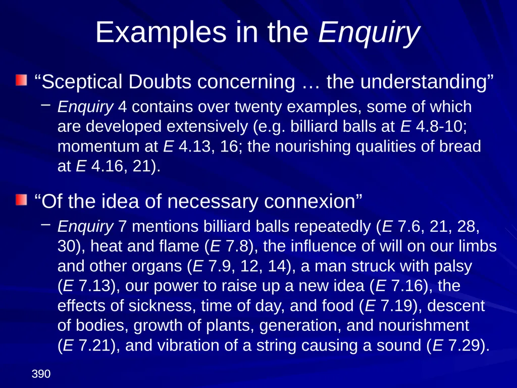 David Hume, 1711-1776 Peter Millican Hertford - slide 390 of 390