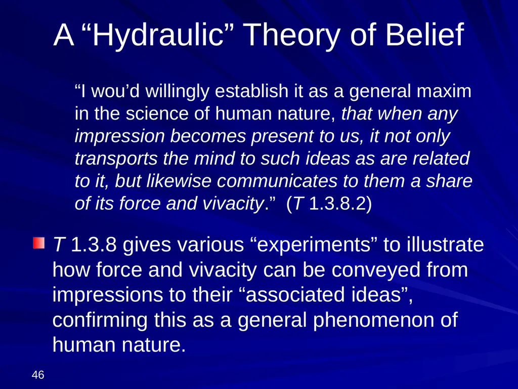 David Hume, 1711-1776 Peter Millican Hertford - slide 46 of 390