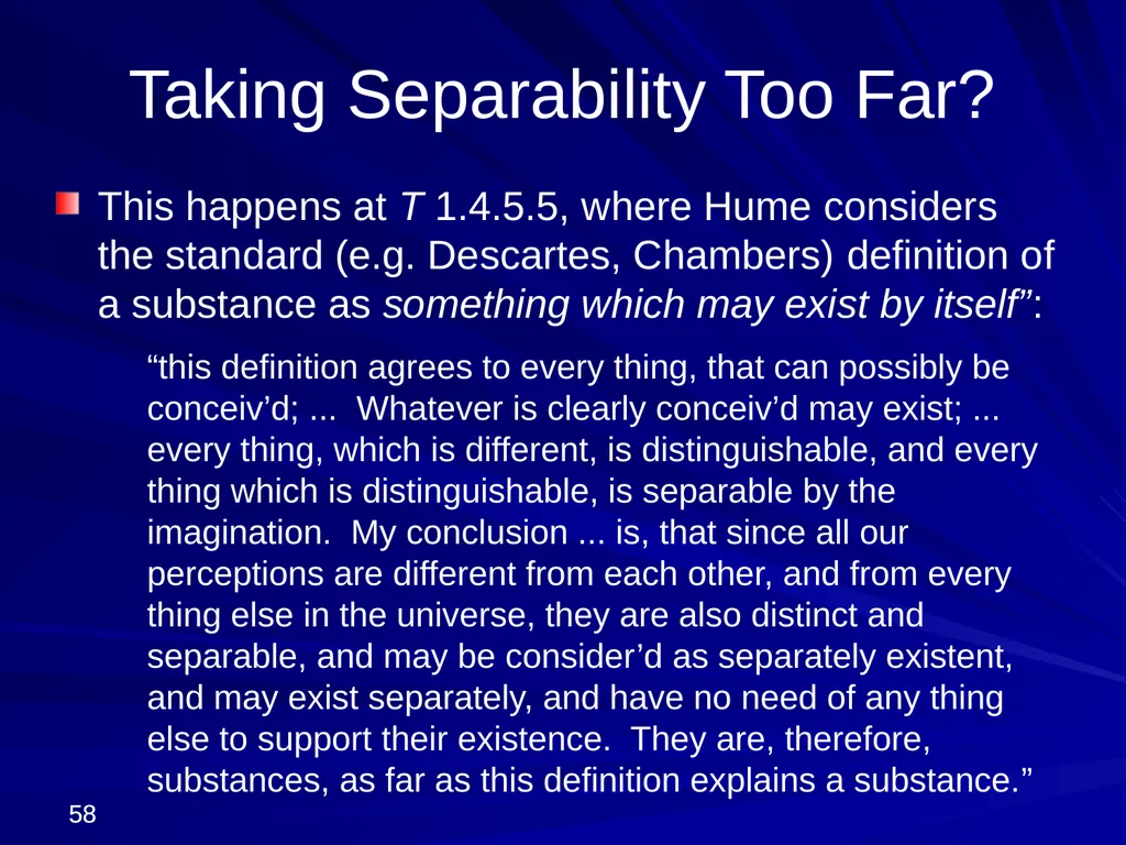 David Hume, 1711-1776 Peter Millican Hertford - slide 58 of 390