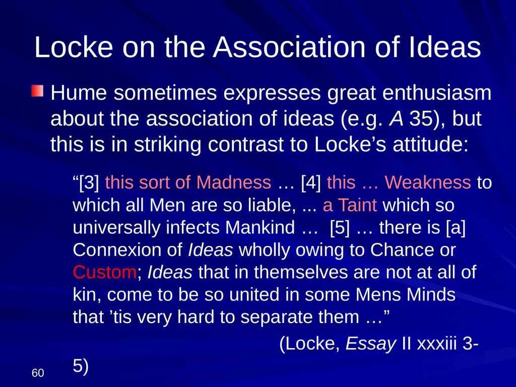 David Hume, 1711-1776 Peter Millican Hertford - slide 60 of 390