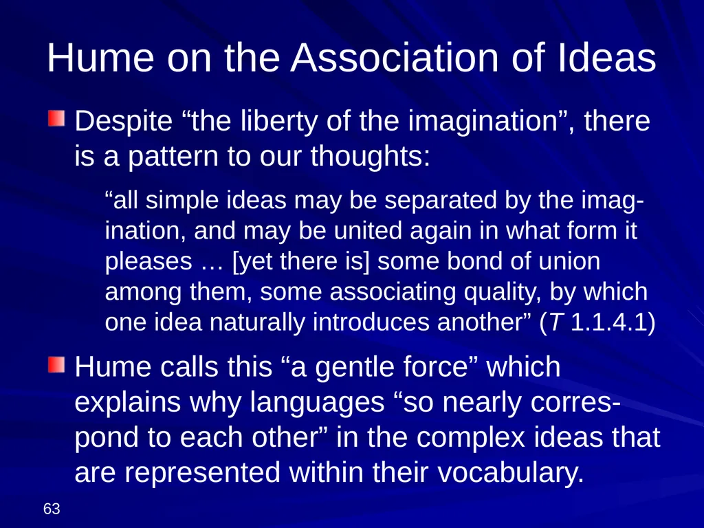 David Hume, 1711-1776 Peter Millican Hertford - slide 63 of 390