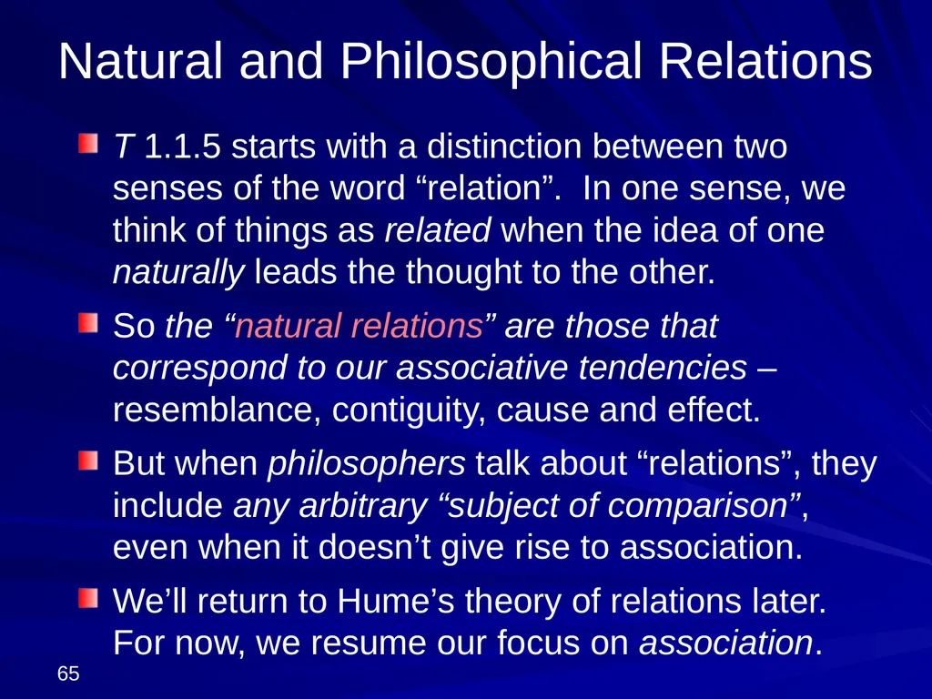 David Hume, 1711-1776 Peter Millican Hertford - slide 65 of 390