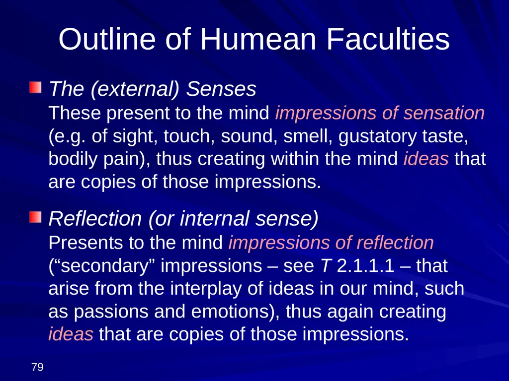 David Hume, 1711-1776 Peter Millican Hertford - slide 79 of 390