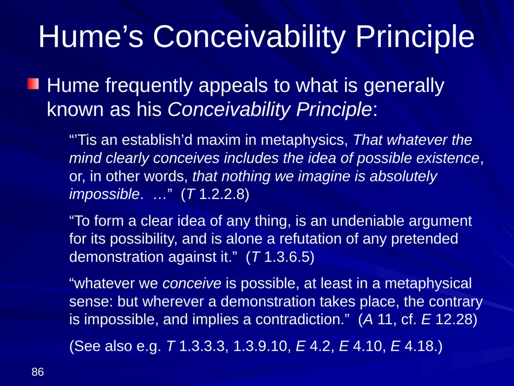 David Hume, 1711-1776 Peter Millican Hertford - slide 86 of 390