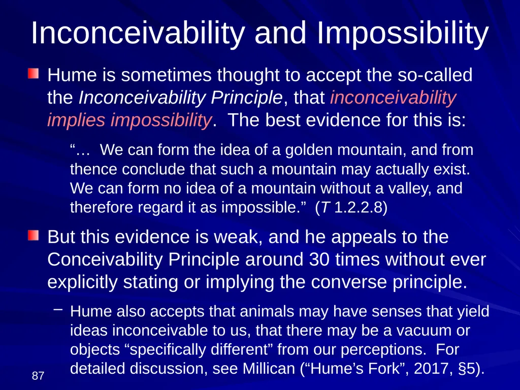 David Hume, 1711-1776 Peter Millican Hertford - slide 87 of 390