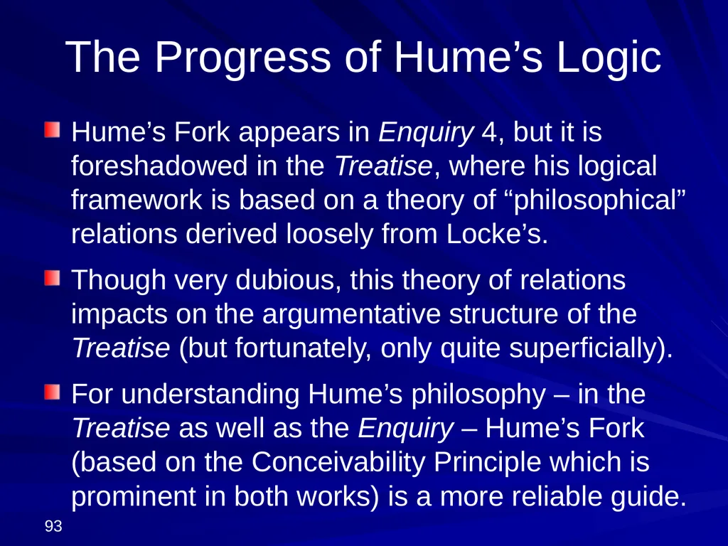 David Hume, 1711-1776 Peter Millican Hertford - slide 93 of 390