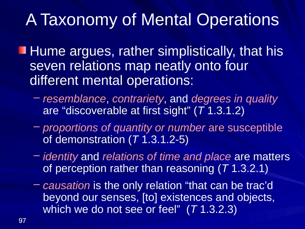 David Hume, 1711-1776 Peter Millican Hertford - slide 97 of 390