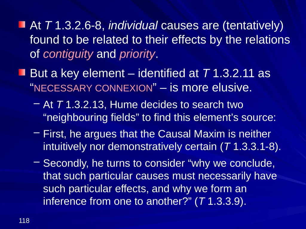 David Hume, 1711-1776 Peter Millican Hertford - slide 118 of 390