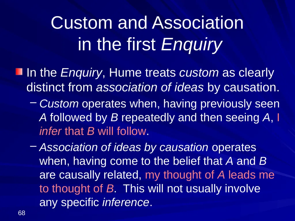 David Hume, 1711-1776 Peter Millican Hertford - slide 68 of 390
