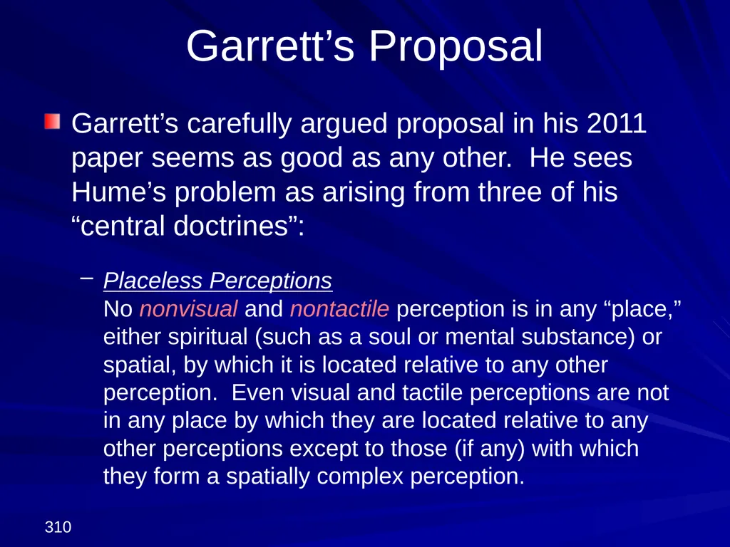 David Hume, 1711-1776 Peter Millican Hertford - slide 310 of 390
