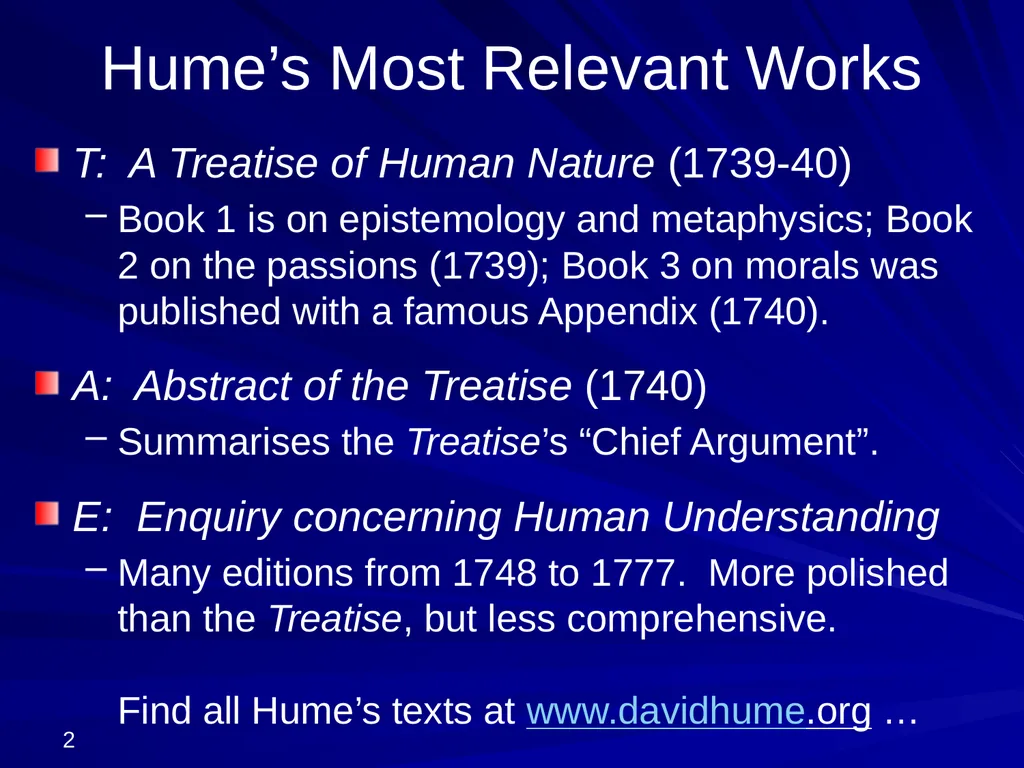 David Hume, 1711-1776 Peter Millican Hertford - slide 2 of 390