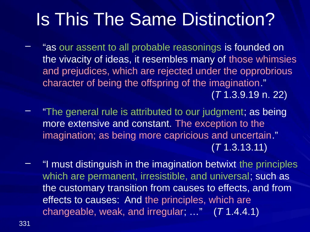 David Hume, 1711-1776 Peter Millican Hertford - slide 331 of 390