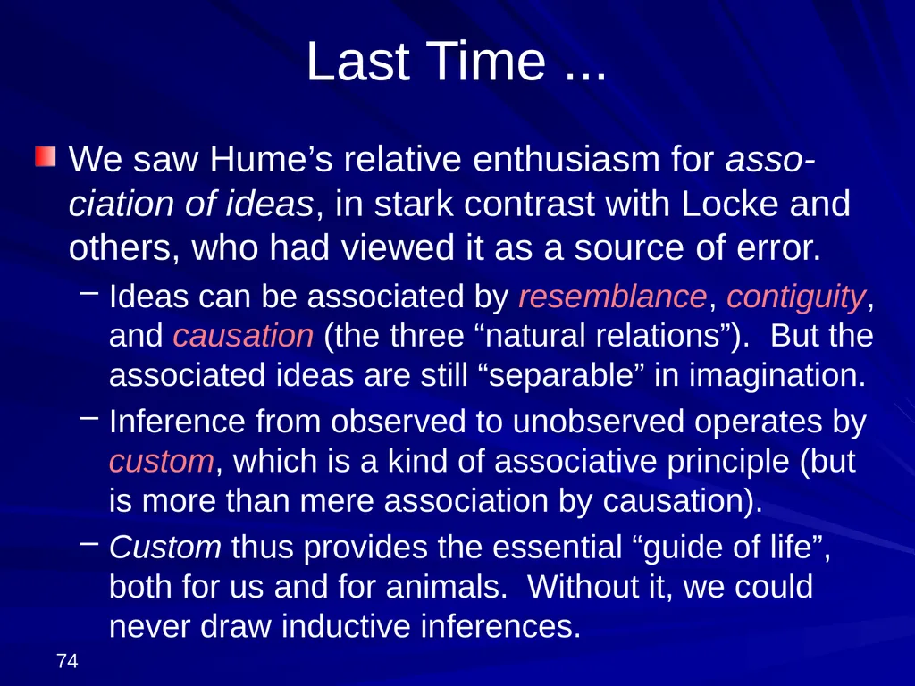 David Hume, 1711-1776 Peter Millican Hertford - slide 74 of 390