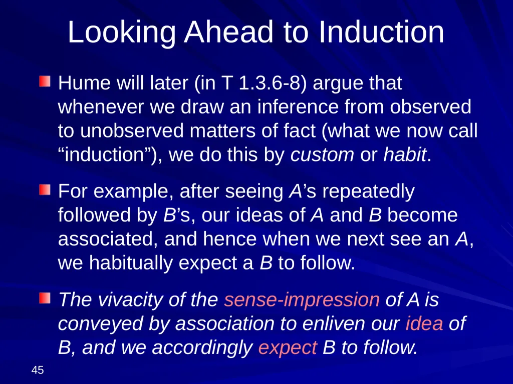 David Hume, 1711-1776 Peter Millican Hertford - slide 45 of 390