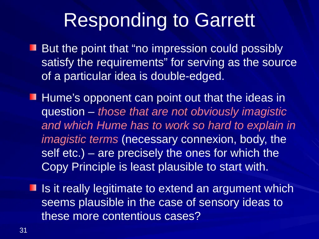 David Hume, 1711-1776 Peter Millican Hertford - slide 31 of 390