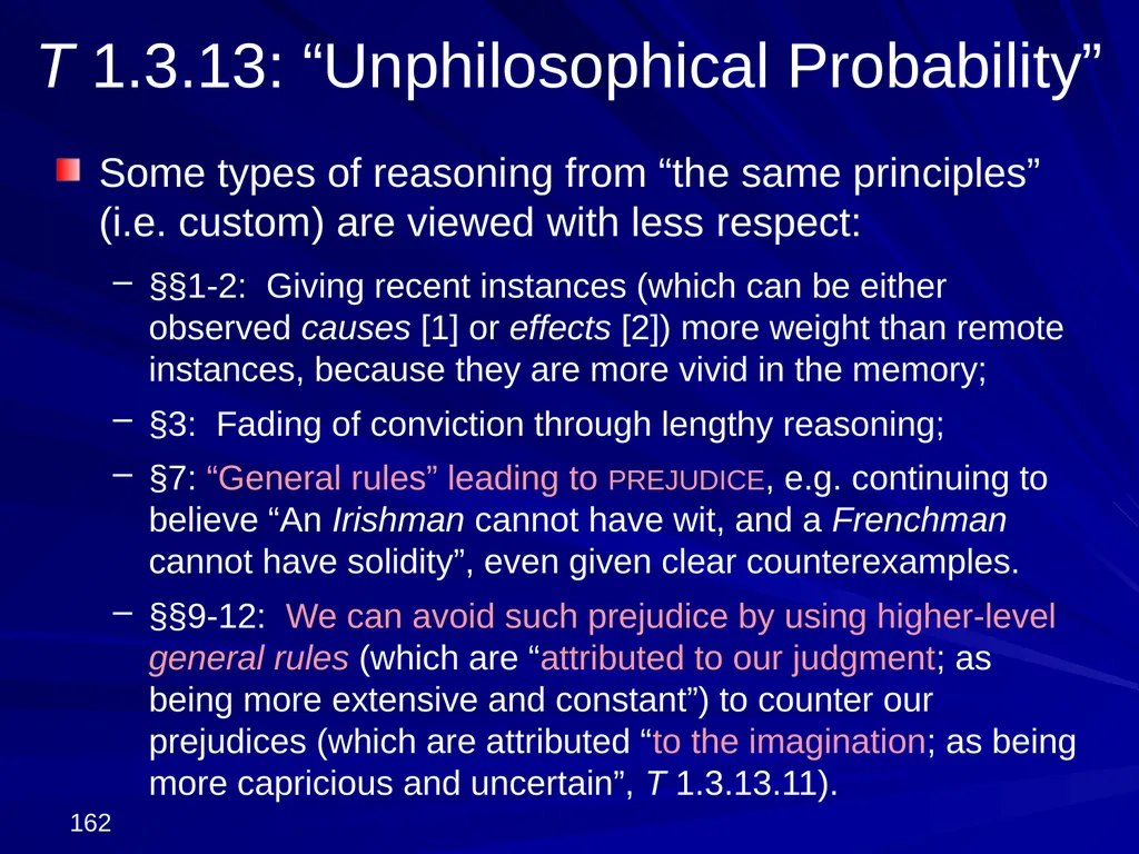 David Hume, 1711-1776 Peter Millican Hertford - slide 162 of 390