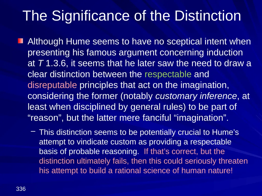 David Hume, 1711-1776 Peter Millican Hertford - slide 336 of 390