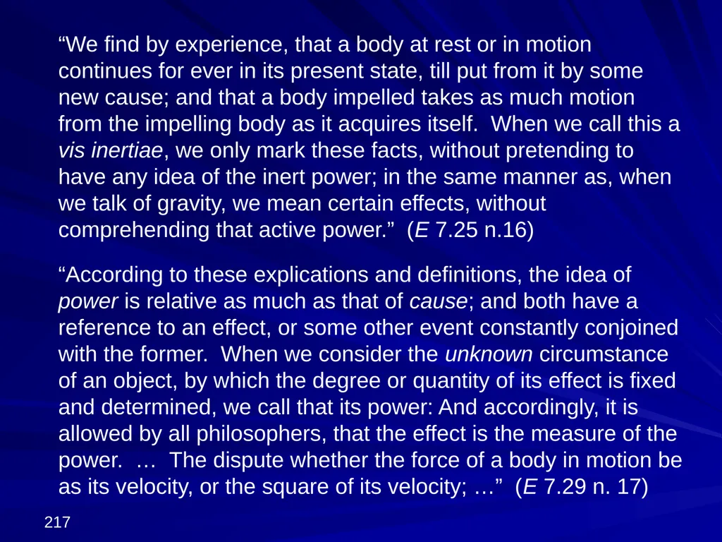 David Hume, 1711-1776 Peter Millican Hertford - slide 217 of 390