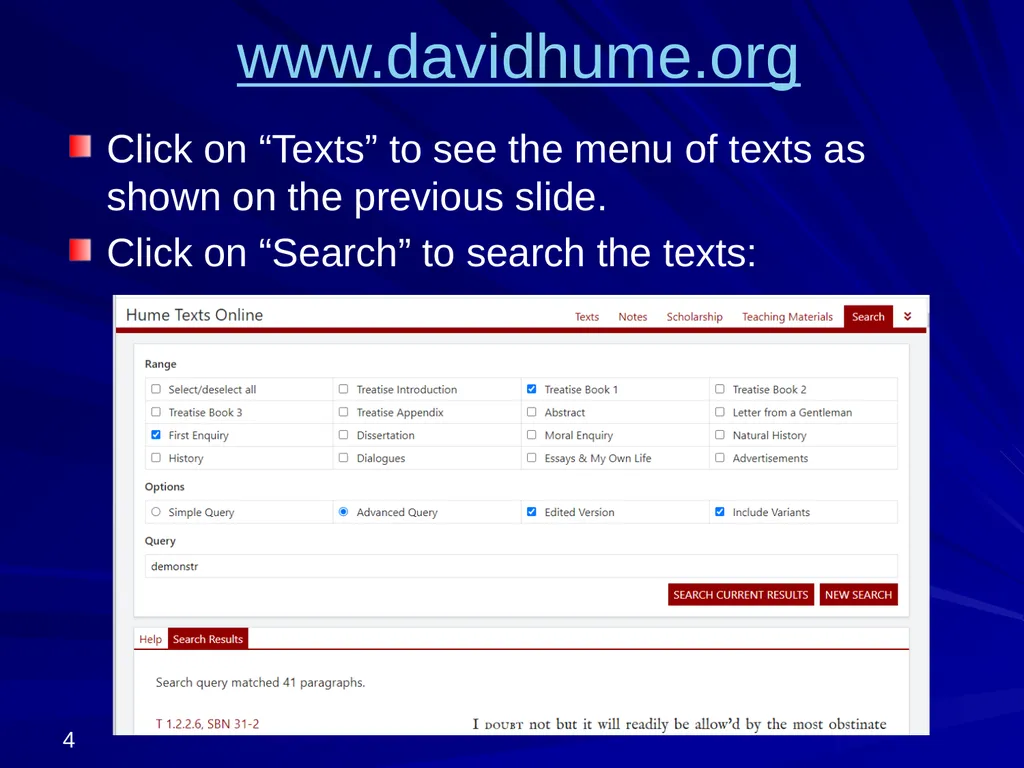 David Hume, 1711-1776 Peter Millican Hertford - slide 4 of 390