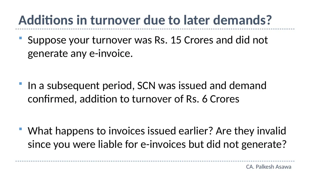 E-way bill, e-invoice and automation GST Refresher - slide 55 of 64