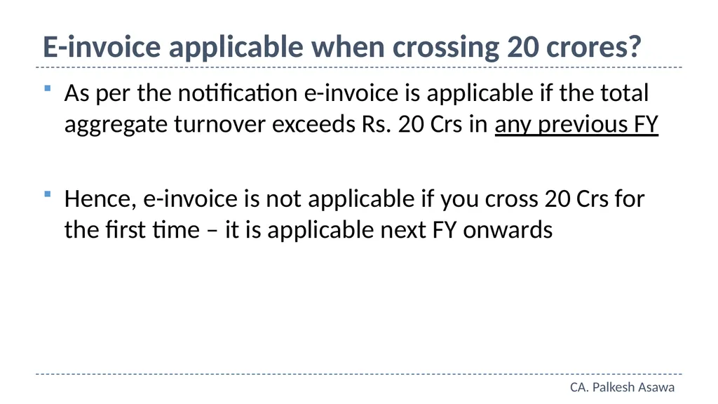 E-way bill, e-invoice and automation GST Refresher - slide 53 of 64