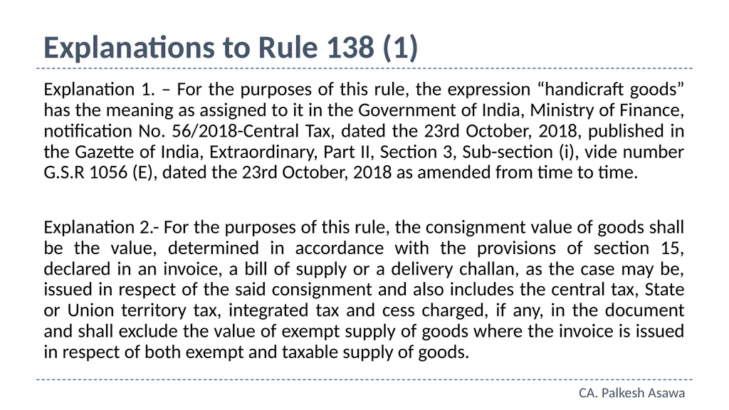 E-way bill, e-invoice and automation GST Refresher - slide 9 of 64