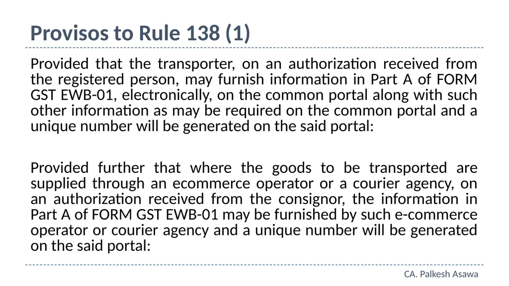 E-way bill, e-invoice and automation GST Refresher - slide 6 of 64