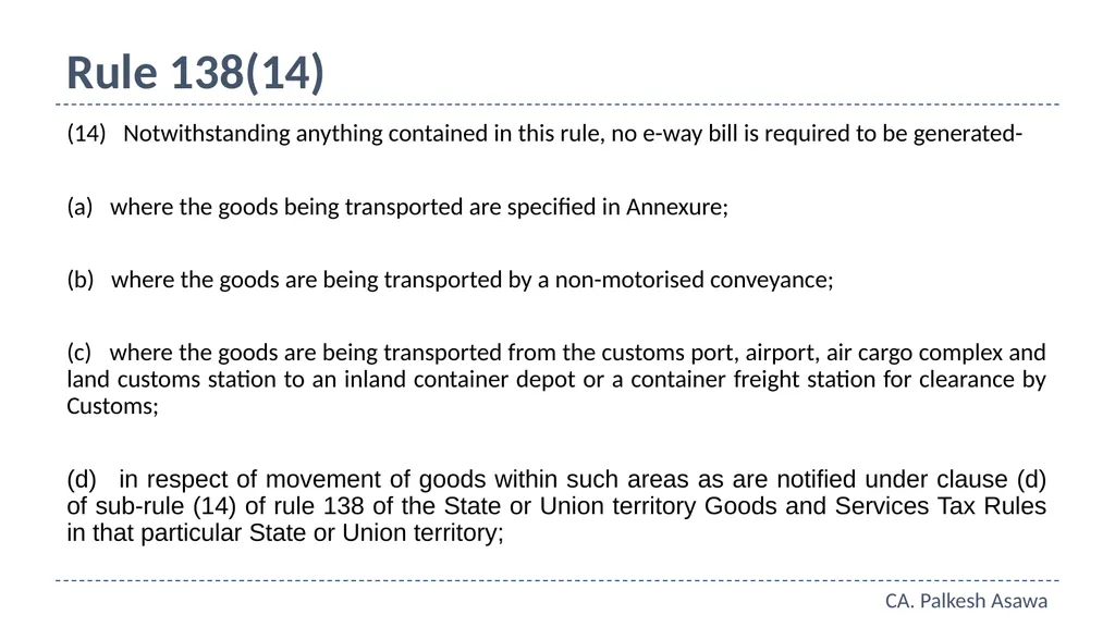 E-way bill, e-invoice and automation GST Refresher - slide 26 of 64