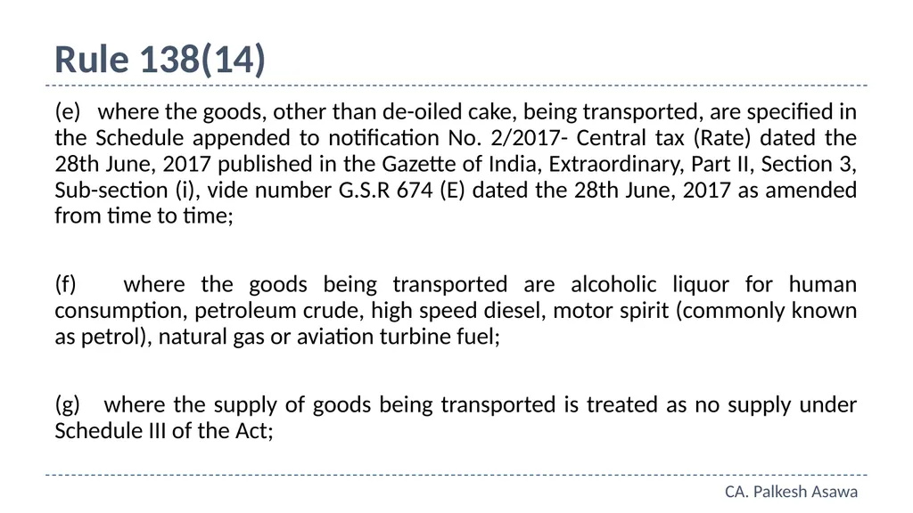 E-way bill, e-invoice and automation GST Refresher - slide 27 of 64