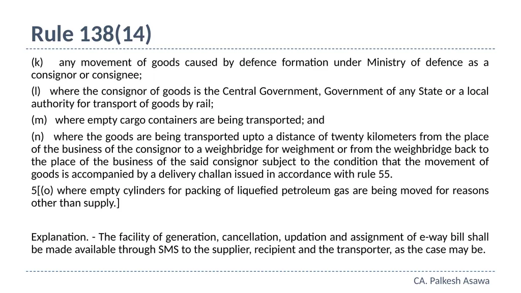 E-way bill, e-invoice and automation GST Refresher - slide 29 of 64