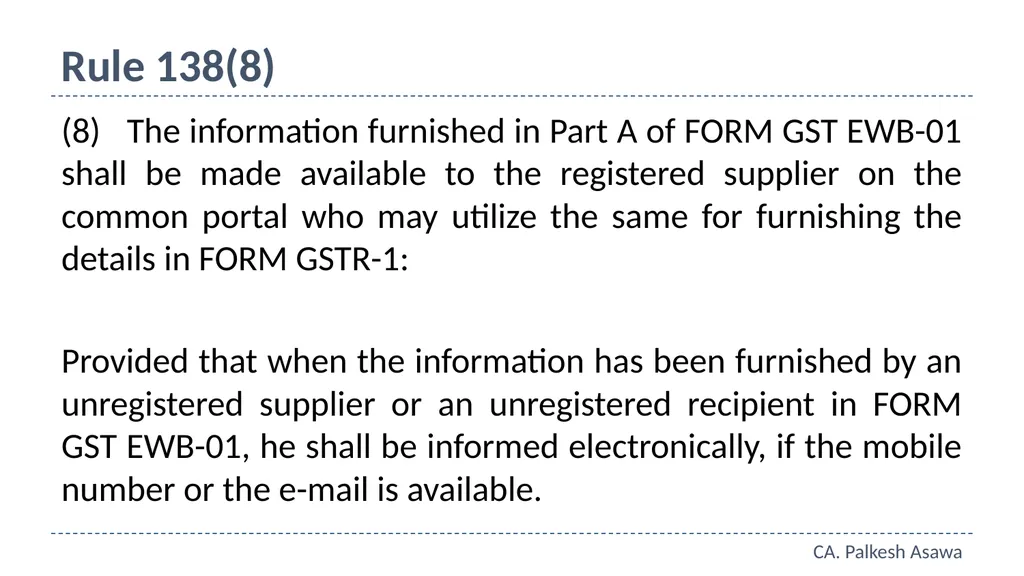 E-way bill, e-invoice and automation GST Refresher - slide 19 of 64
