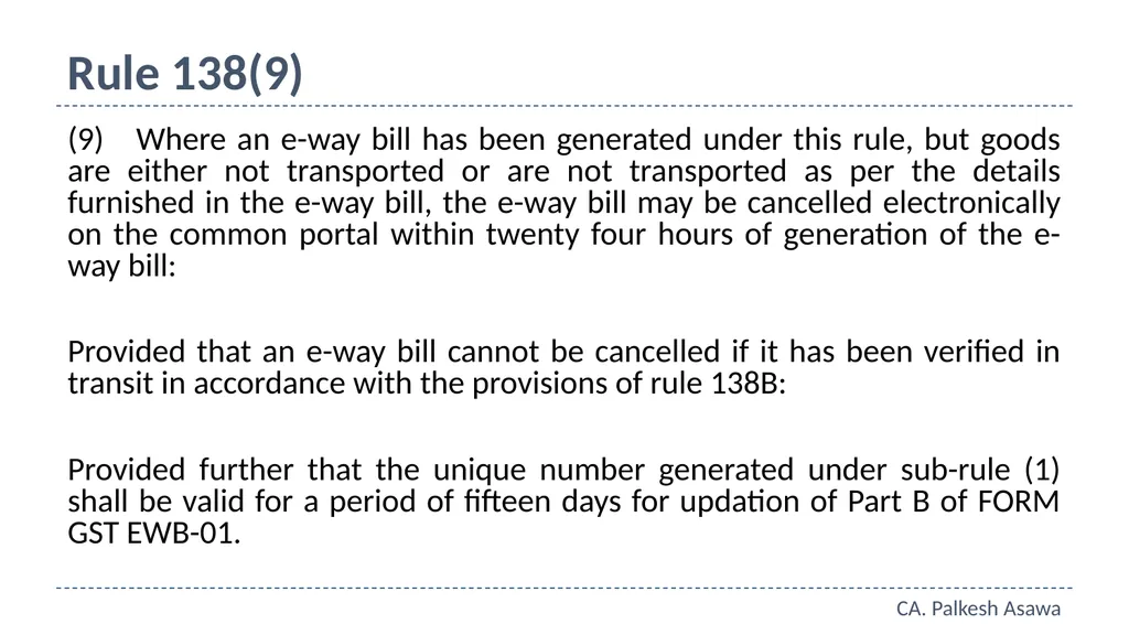 E-way bill, e-invoice and automation GST Refresher - slide 20 of 64