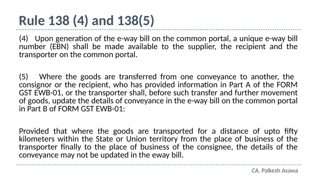 E-way bill, e-invoice and automation GST Refresher - slide 15 of 64