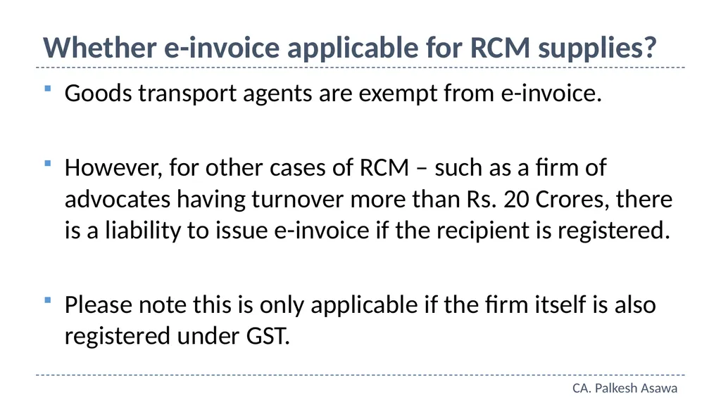 E-way bill, e-invoice and automation GST Refresher - slide 49 of 64