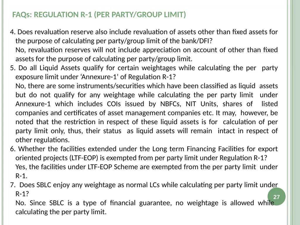 Infrastructure Project Finance (IPF) Guidelines - slide 27 of 29