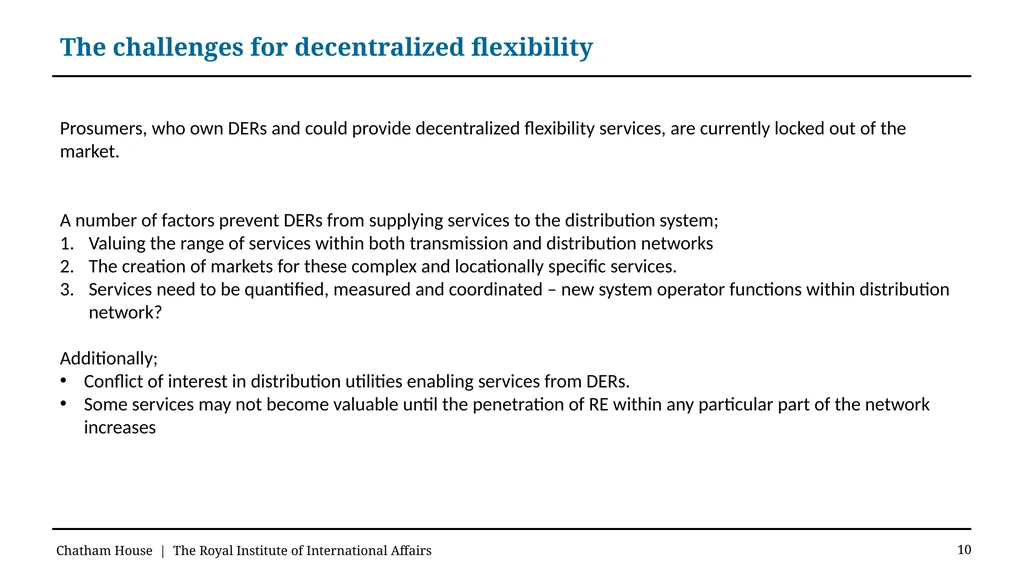 The role of utilities in enabling prosumers and - slide 10 of 20