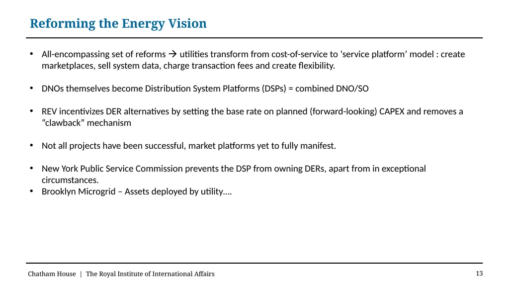 The role of utilities in enabling prosumers and - slide 13 of 20