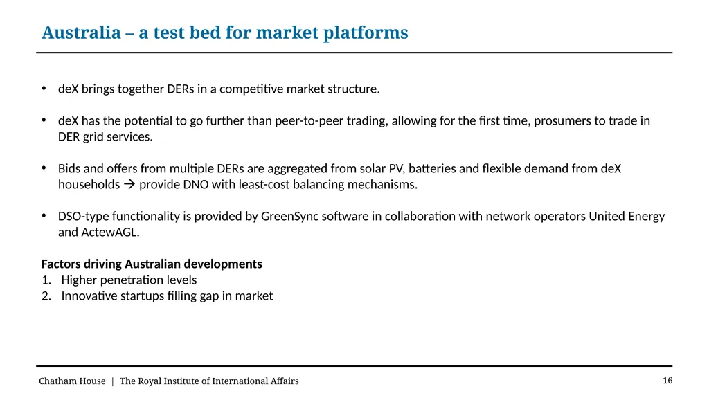 The role of utilities in enabling prosumers and - slide 16 of 20