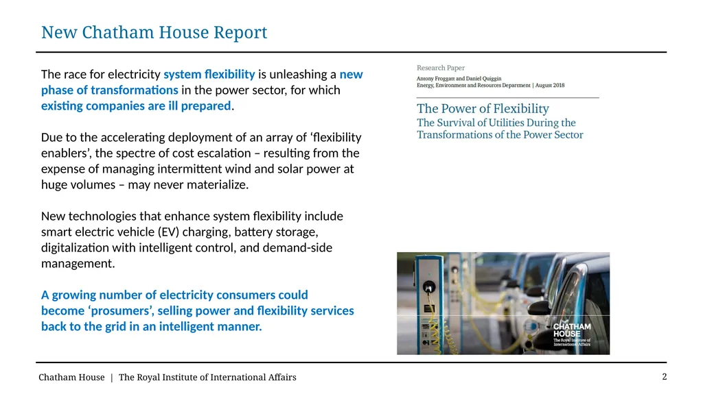 The role of utilities in enabling prosumers and - slide 2 of 20