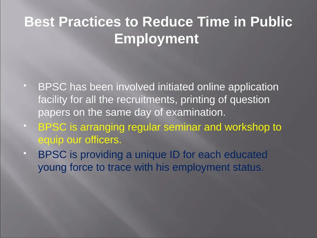 Employment Opportunities & Best Practices: - slide 18 of 22