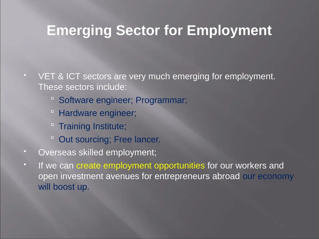 Employment Opportunities & Best Practices: - slide 8 of 22