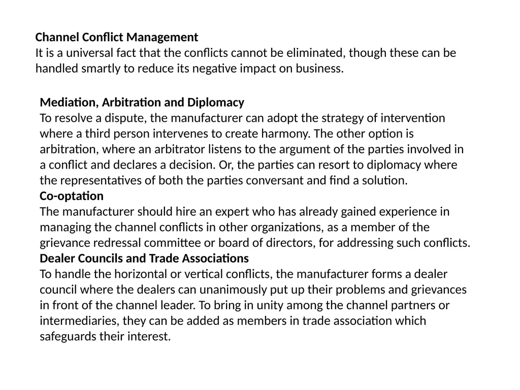 Channel Conflict Definition: Channel conflict can - slide 6 of 7