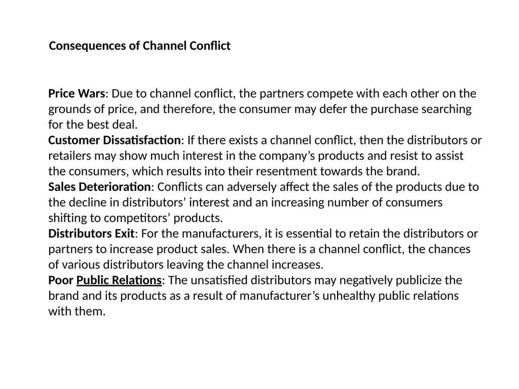 Channel Conflict Definition: Channel conflict can - slide 5 of 7