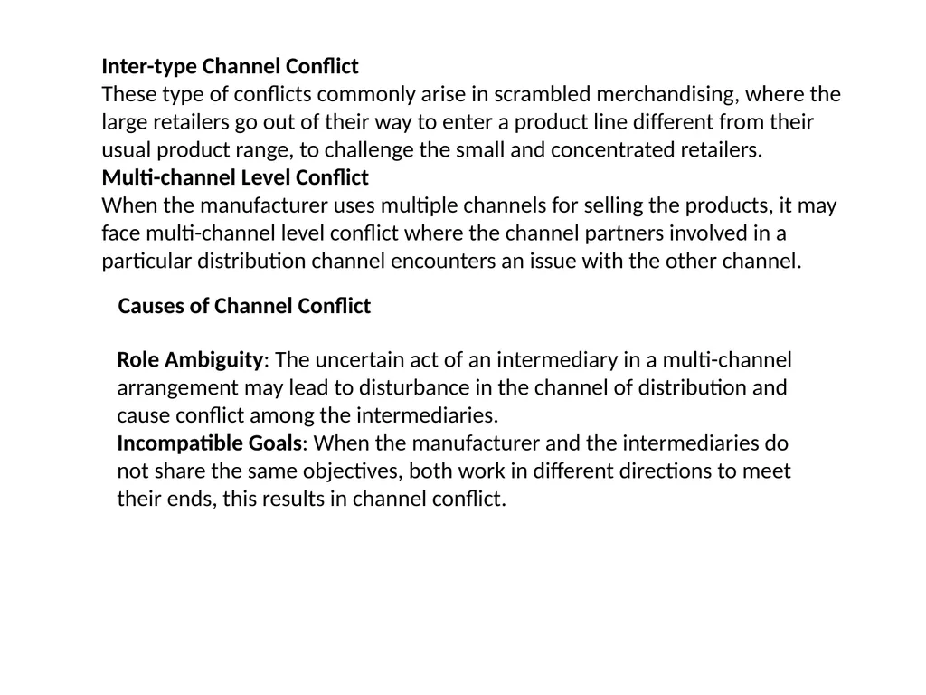 Channel Conflict Definition: Channel conflict can - slide 3 of 7