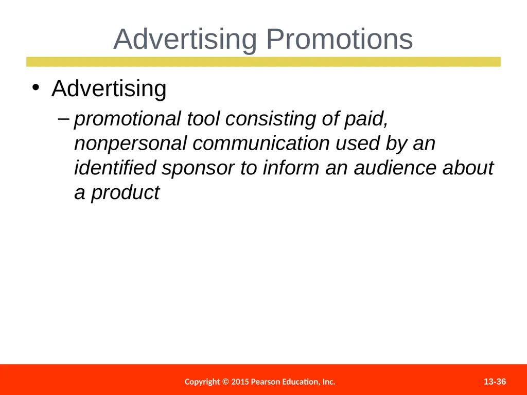 Distributing and Promoting Products 13 - slide 36 of 51