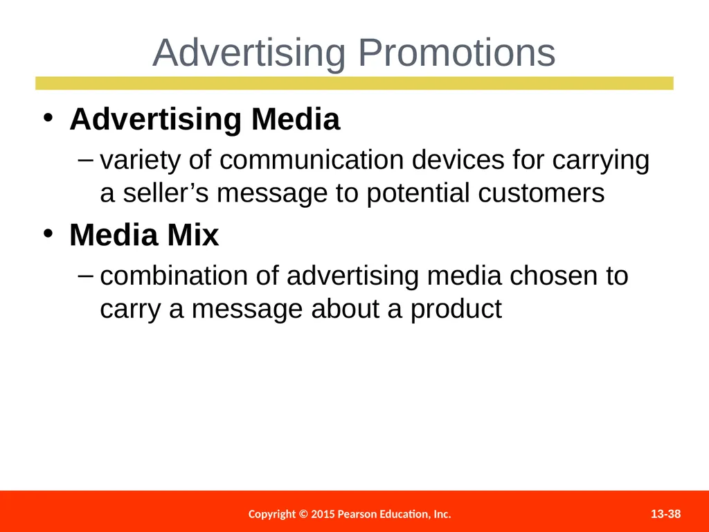 Distributing and Promoting Products 13 - slide 38 of 51