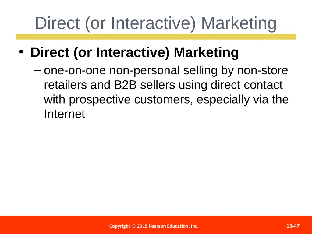 Distributing and Promoting Products 13 - slide 47 of 51