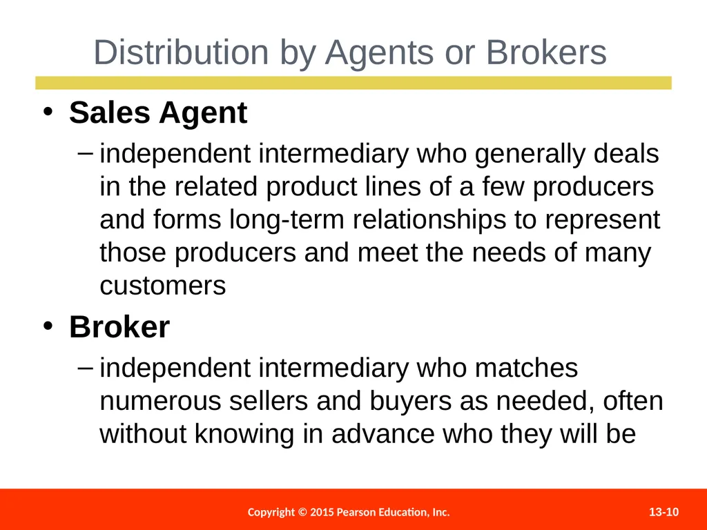Distributing and Promoting Products 13 - slide 10 of 51