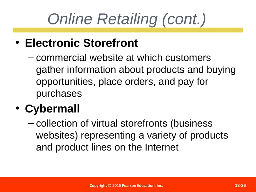 Distributing and Promoting Products 13 - slide 26 of 51