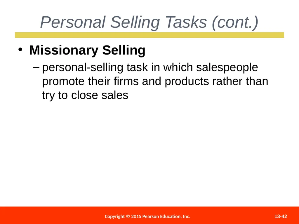 Distributing and Promoting Products 13 - slide 42 of 51